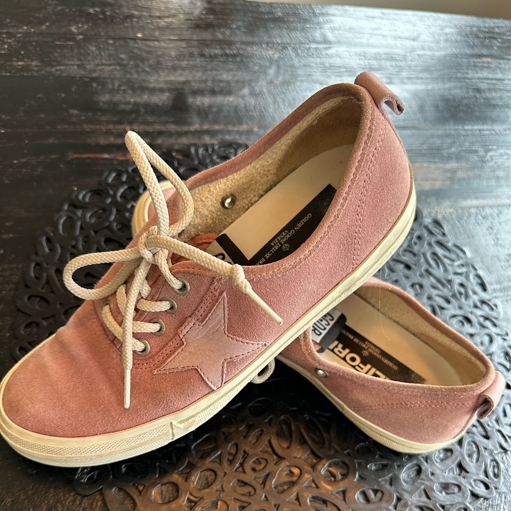 Golden Goose California Pink Suede sneaker
